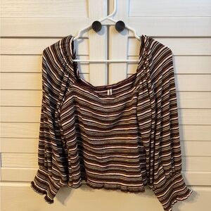Anthropologie Striped Blouse